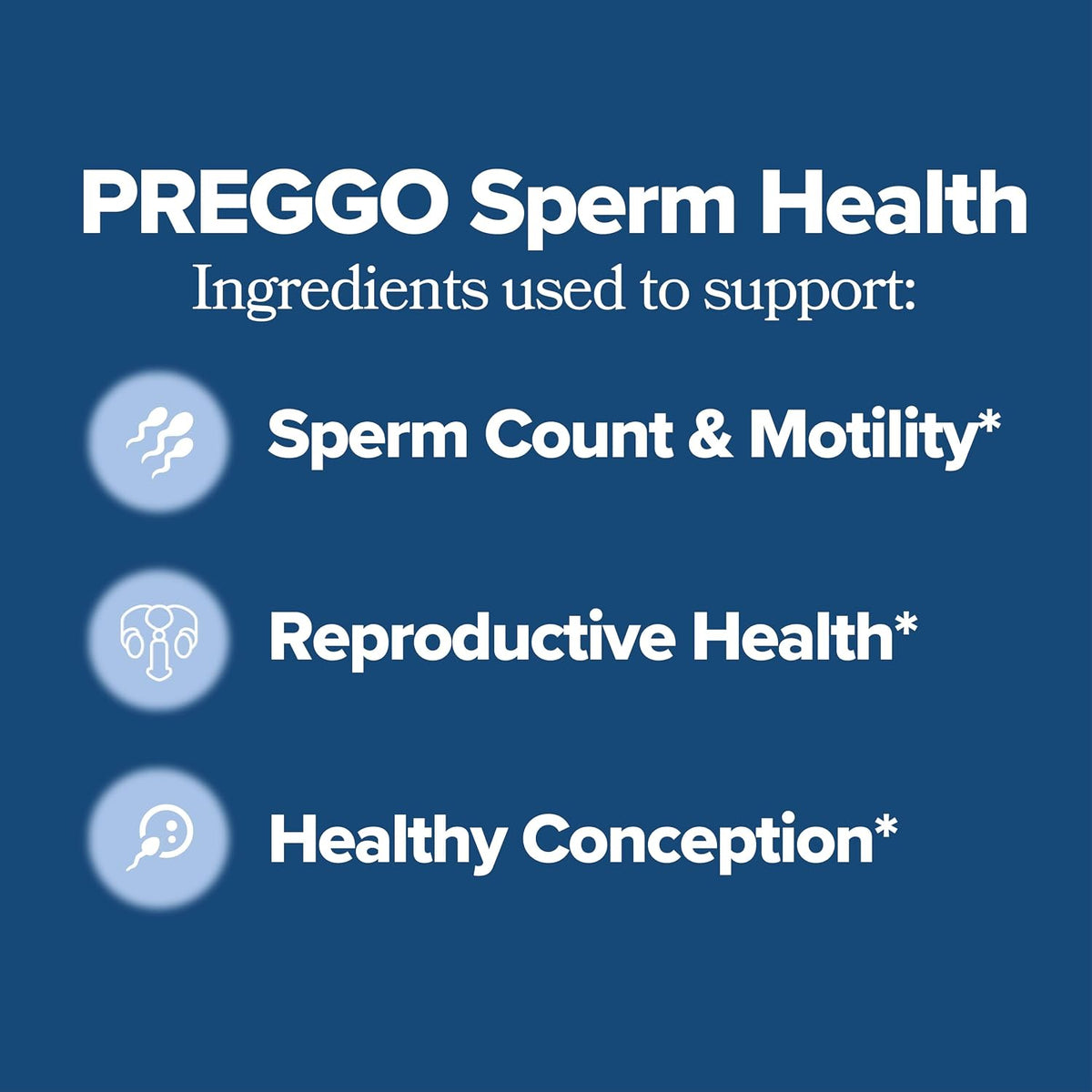 PREGGO Sperm Health Support – 30-Day Supply