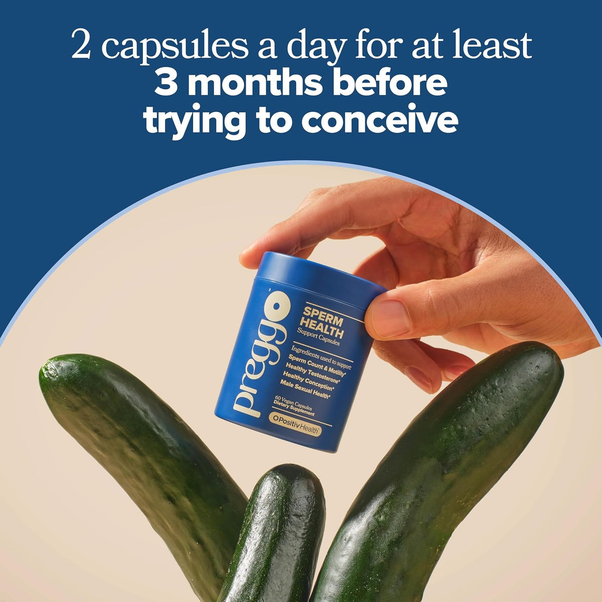 PREGGO Sperm Health Support – 30-Day Supply