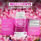 Organic Beet Root Capsules – 1300mg Beet Root Powder