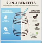 Salud Hydration Immunity Drink Mix Horchata – 15 Servings, Package Open