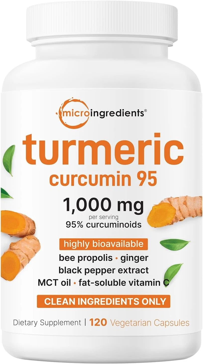 Turmeric Curcumin Supplement – 1000mg, 95% Curcuminoids