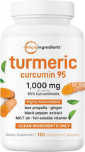 Turmeric Curcumin Supplement – 1000mg, 95% Curcuminoids