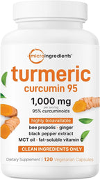 Turmeric Curcumin Supplement – 1000mg, 95% Curcuminoids