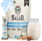 Salud Hydration Immunity Drink Mix Horchata – 15 Servings, Package Open