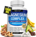 Magnesium Complex Supplement – 90 Capsules, 1000mg