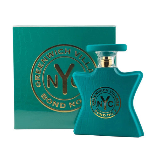 Bond No. 9 Greenwich Village Eau de Parfum – 100ml / 3.4 oz, Turquoise Box
