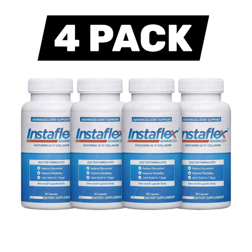 Instaflex Advanced Joint Support – 4 Pack, 30 Capsules Each, Exp. 2027