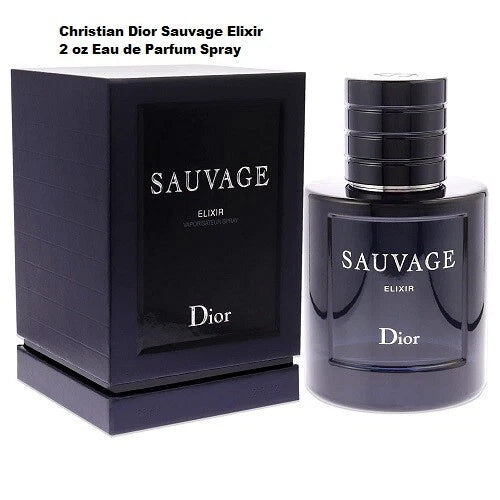 Christian Dior Sauvage Elixir – 60ml / 2.0 oz Eau de Parfum Spray for Men, New Sealed