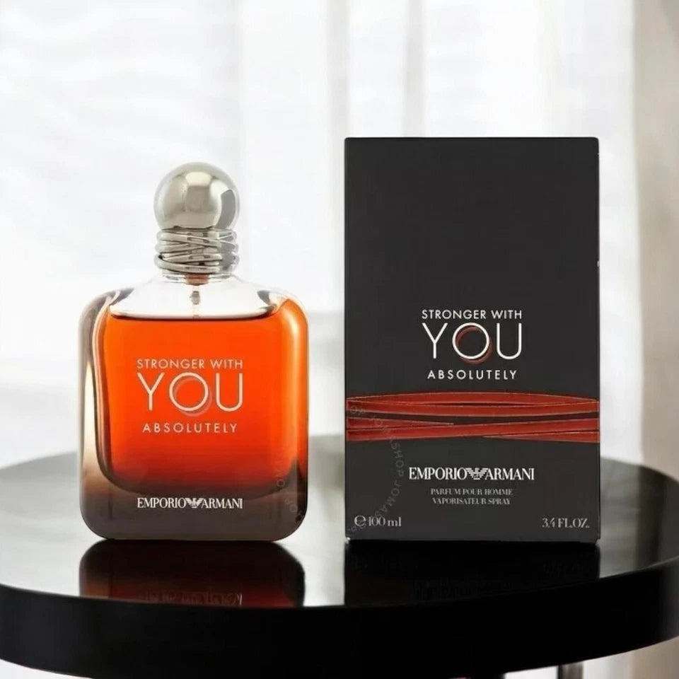Emporio Armani Stronger With You Absolutely – 3.4 oz / 100ml Parfum for Men